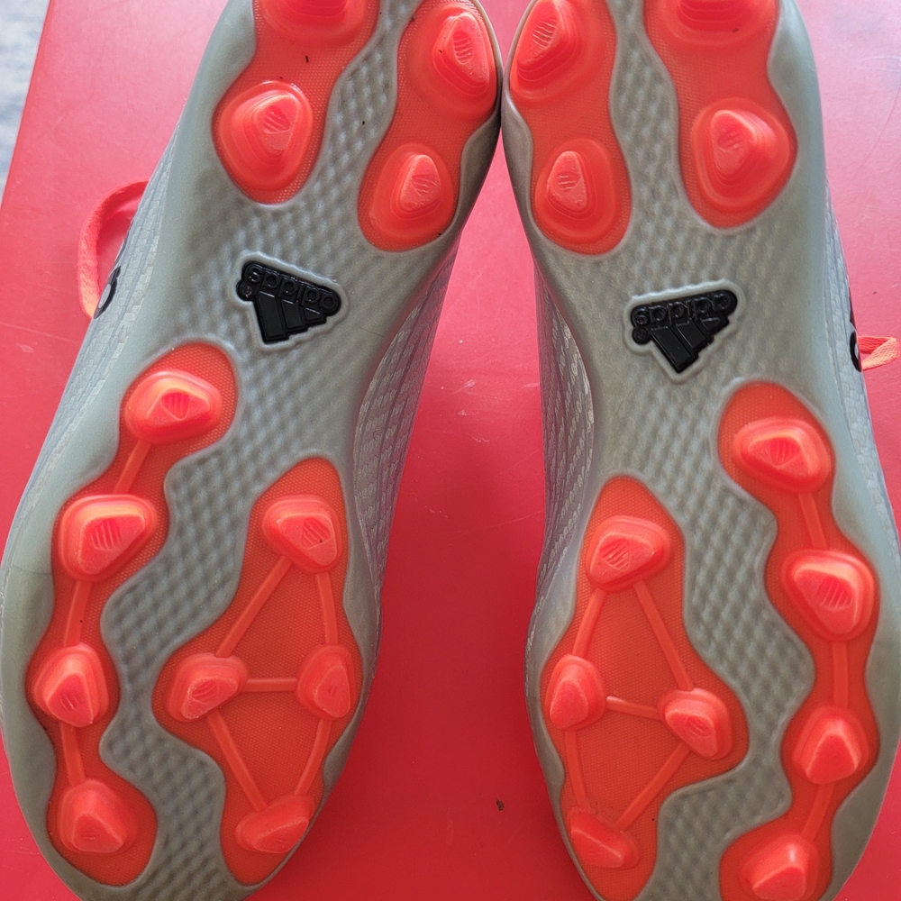 Adidas Kids Shoes - Orange and Gray